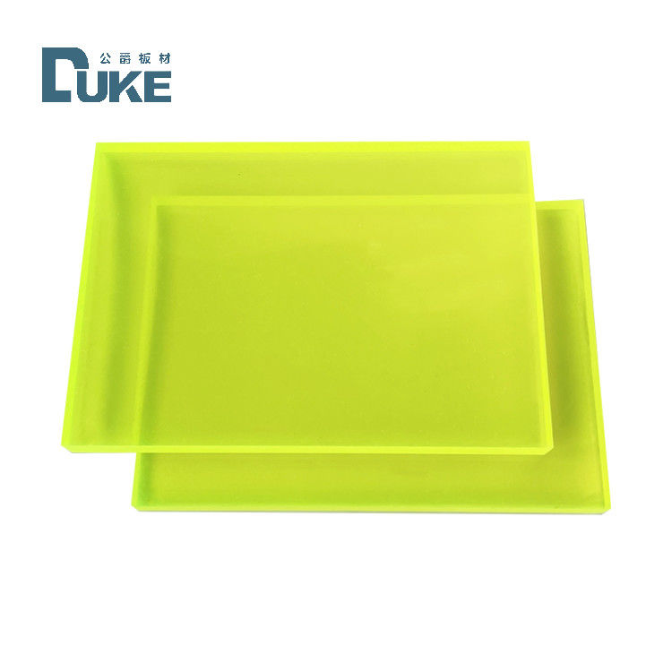 Настраиваемый флуоресцентный лист PMMA для вывесок световых коробов LED - OEM рекламные дисплейные панели