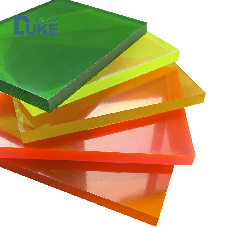 Настраиваемый флуоресцентный лист PMMA для вывесок световых коробов LED - OEM рекламные дисплейные панели