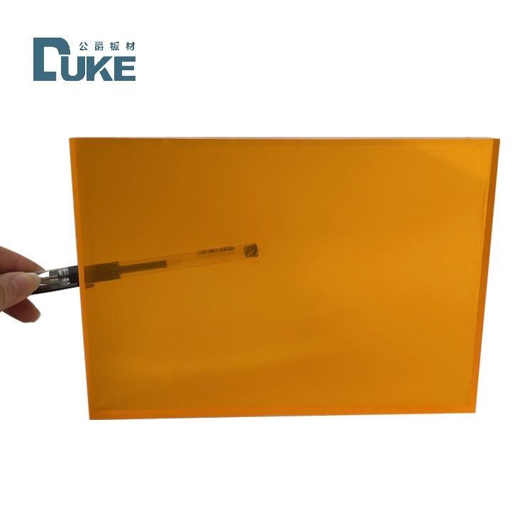 Флуоресцентная литая акриловая плита ПММА для рекламных знаков светодиодных световых коробок