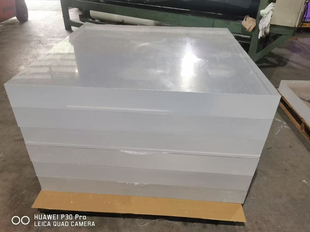 Thick Cast Acrylic Sheet Panel Bending for Large Aquarium Swimming Pool Oceanarium Tunnel Underwater Viewing Windows