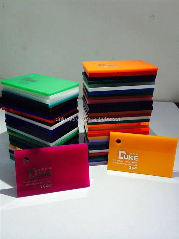 Duke 100% Virgin Cast Acrylic Sheet  2-40mm Thickness for Advertising Custom Colored Engraving & Cutting